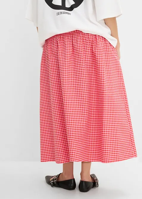 Maxikjol av elastisk bomullsmix, bonprix