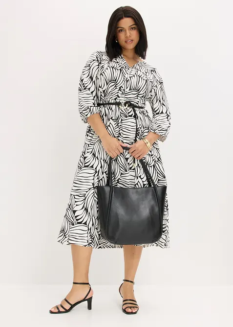 Tunikakl&auml;nning i mjuk viskosmix, bonprix