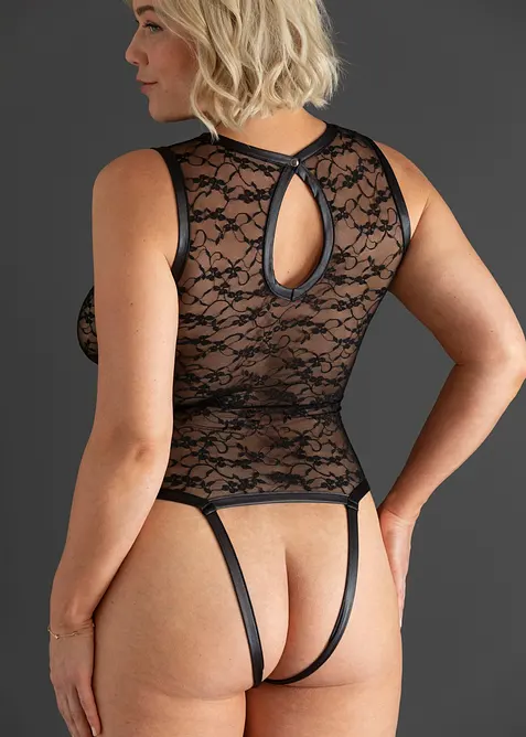 Body med &ouml;ppen gren, bonprix