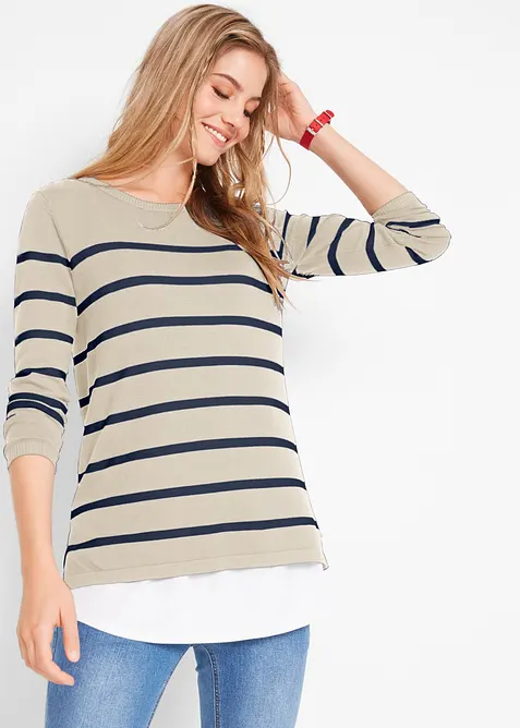 Tunn mamma-/amningstr&ouml;ja, bonprix