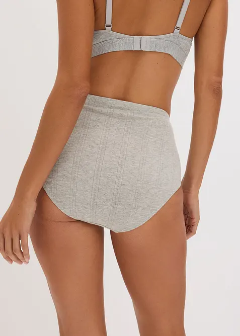 Midjetrosa i tunn bomull (4-pack), bonprix