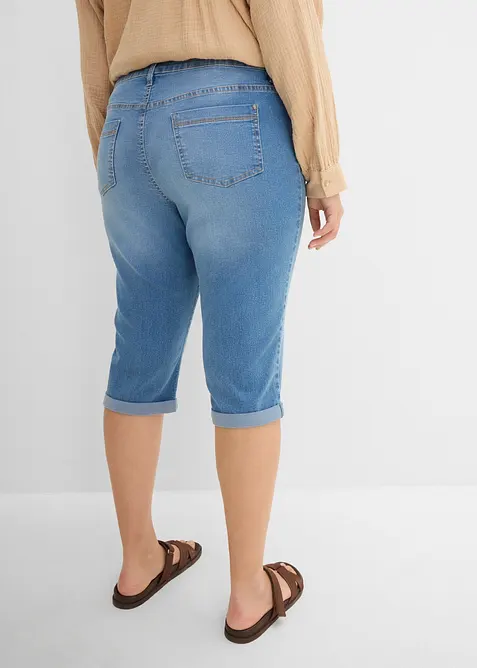 Straight Jeans Mid Waist, cropped, bonprix