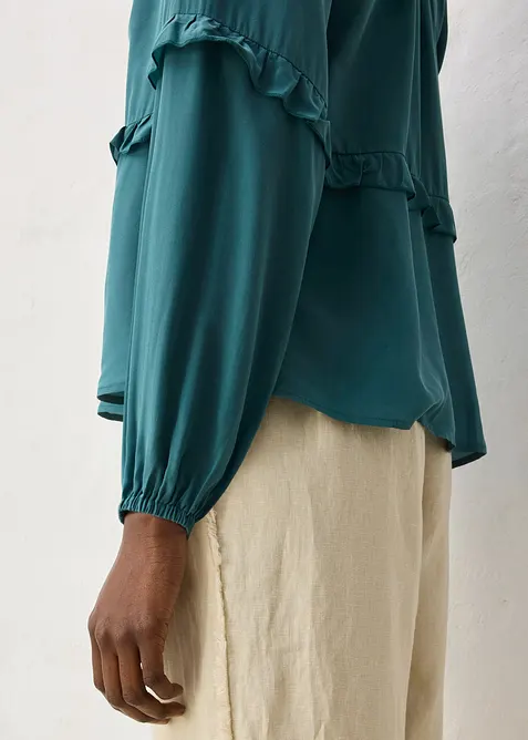 Tunika med sidenandel, bonprix