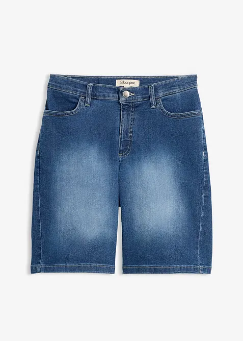 Jeansshorts med Mid Waist, bonprix