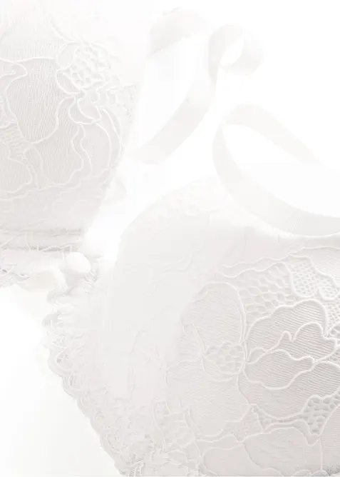 Push up-BH i elegant spets, bonprix