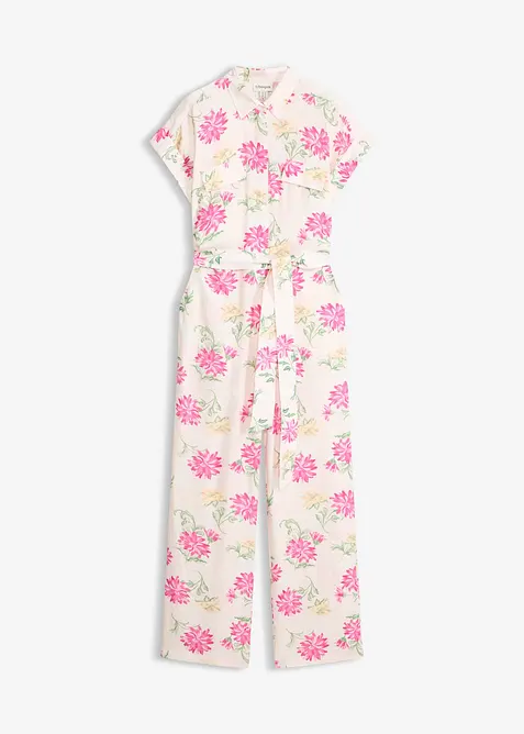Jumpsuit i f&ouml;ljsam viskosmix, bonprix