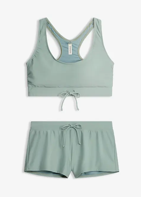 Bikini med BH-topp och badshorts (2 delar), bonprix