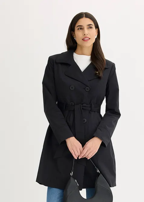 Trenchcoat av bomull, bonprix