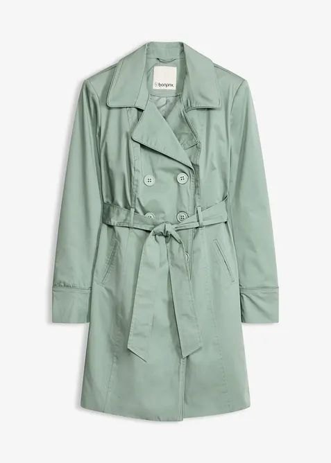 Trenchcoat av bomull, bonprix