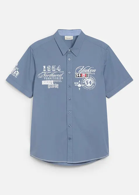 Kort&auml;rmad skjorta, Slim Fit, bonprix