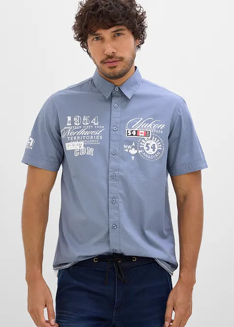 Kort&auml;rmad skjorta, Slim Fit, bonprix