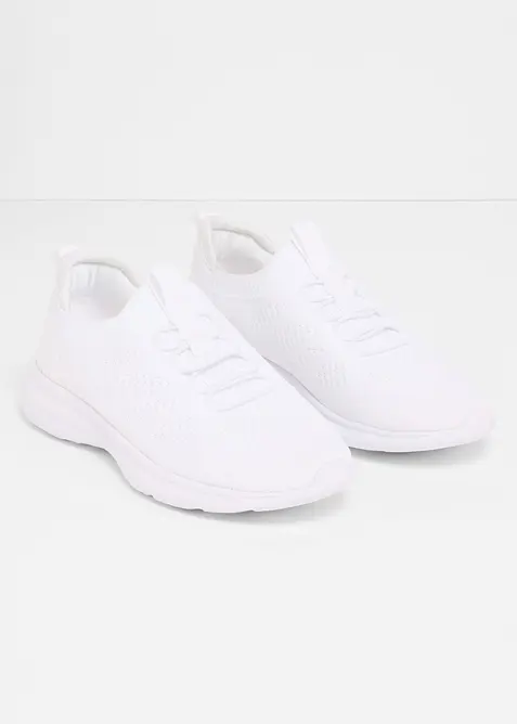 Bekv&auml;ma slip-on-sneakers av mjukt material, bonprix