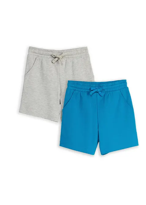 Jerseyshorts (2-pack) av ren bomull, bonprix