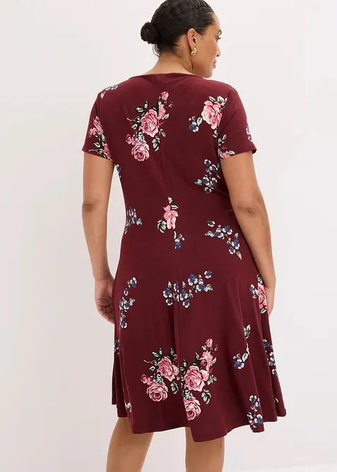 Jerseykl&auml;nning i viskosmix, bonprix