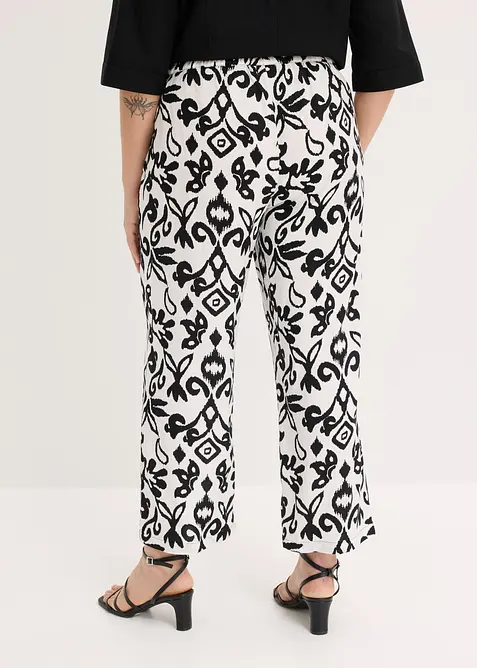 Vid byxa i b&ouml;ljande viskos, bonprix