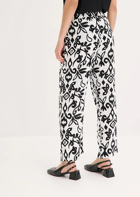 Vid byxa i b&ouml;ljande viskos, bonprix