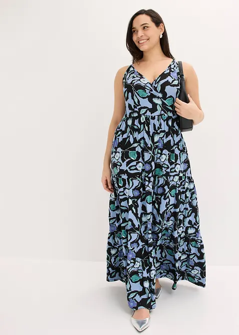 Maxikl&auml;nning i mjuk viskosmix, bonprix