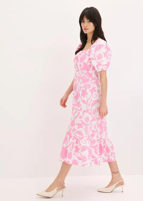 Mellanl&aring;ng kl&auml;nning i ekologisk bomull, bonprix