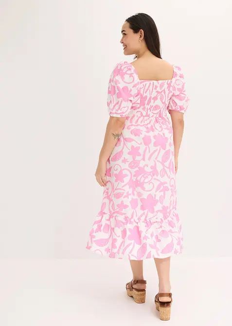 Mellanl&aring;ng kl&auml;nning i ekologisk bomull, bonprix