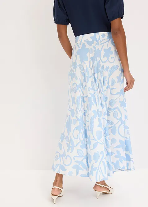 Maxikjol i f&ouml;ljsam viskos, bonprix