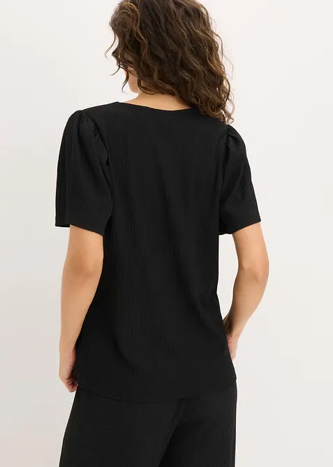 Topp i kr&auml;pp med struktur, bonprix