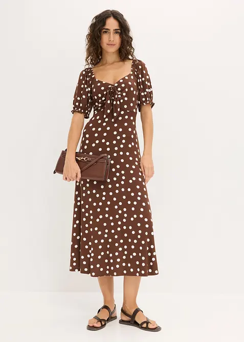 Mellanl&aring;ng kl&auml;nning i viskosmix, bonprix