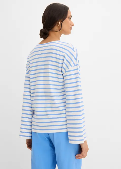 L&aring;ng&auml;rmad topp i ekologisk bomull, bonprix