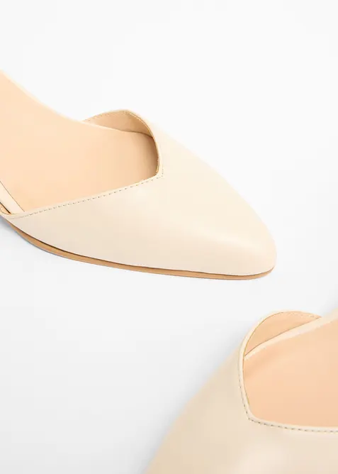 Pumps med remmar och l&aring;g klack, bonprix