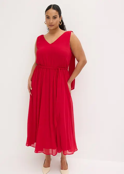 Chiffongkl&auml;nning med knytband, bonprix