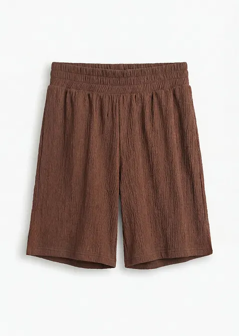 Dra p&aring;-shorts av kr&auml;pp, bonprix