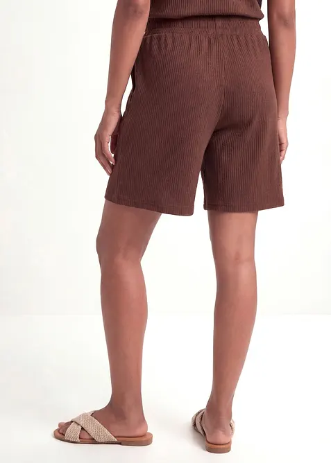 Dra p&aring;-shorts av kr&auml;pp, bonprix