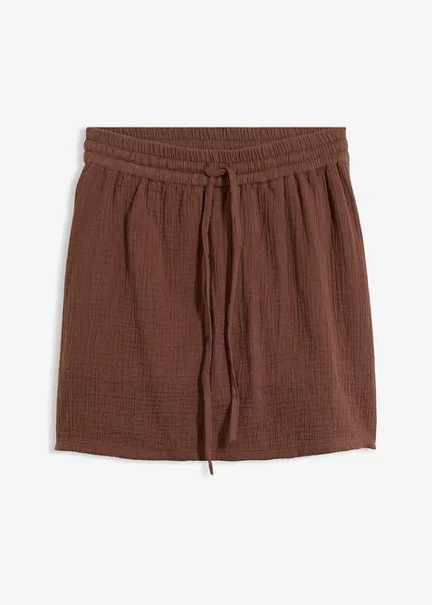 Byxkjol av bomullsmuslin, bonprix