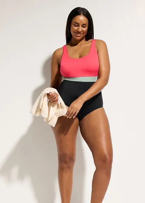 Snabbtorkande baddr&auml;kt med blockf&auml;rger, bonprix