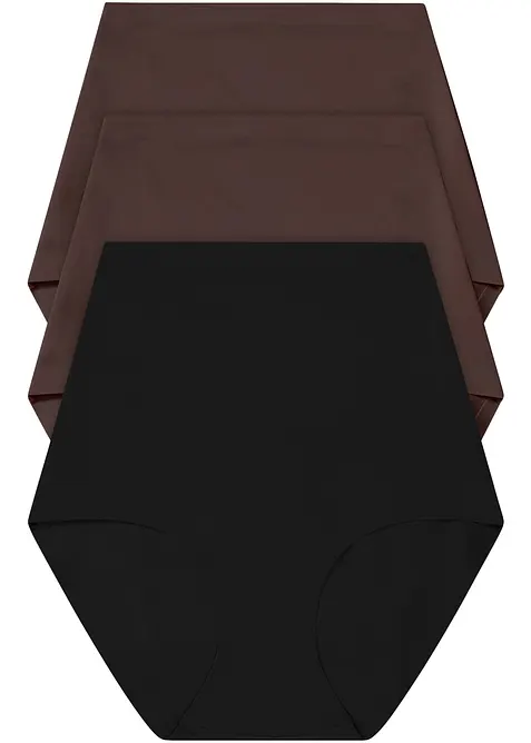 Hipstertrosa med medelh&ouml;g formande effekt (3-pack), bonprix