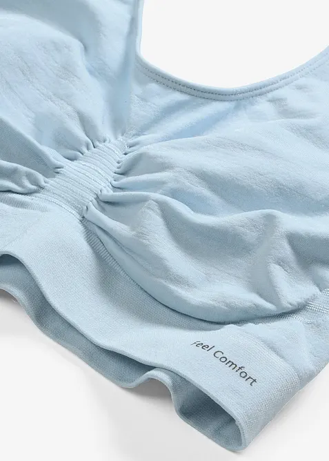 S&ouml;ml&ouml;s BH-topp fr&aring;n Feel Comfort (2-pack), bonprix