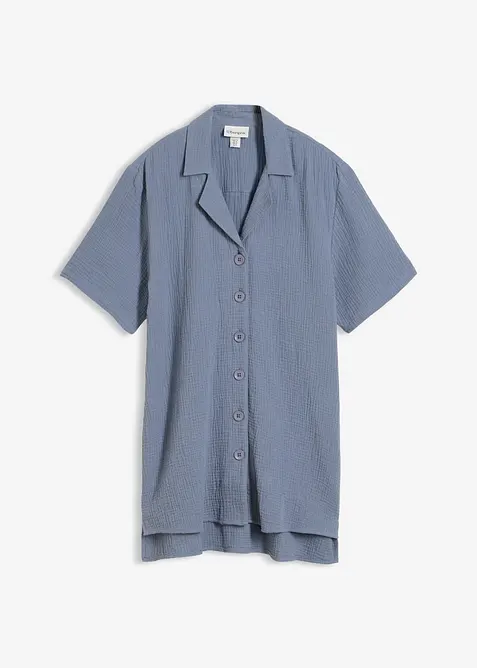 Skjortblus av muslin, bonprix