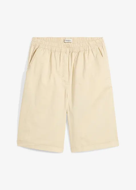 Papertouch-shorts av bomull, bonprix