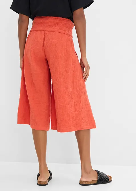 Capribyxa i mjuk muslin, bonprix