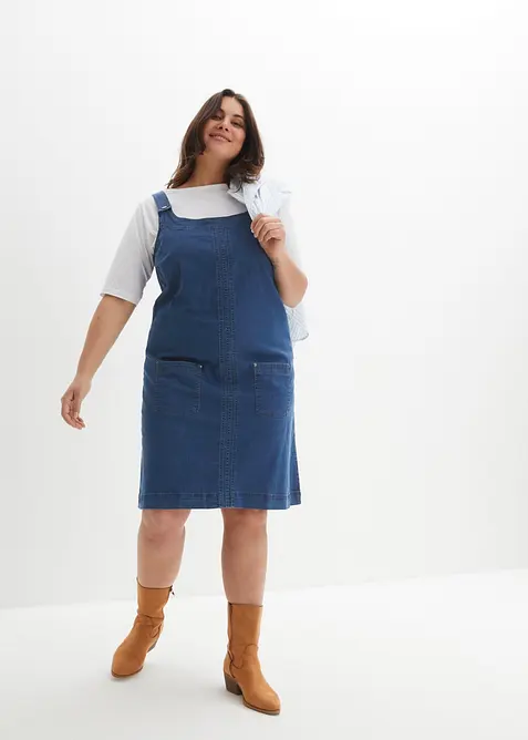 Kn&auml;l&aring;ng jeanssnickarkl&auml;nning i bomull, bonprix