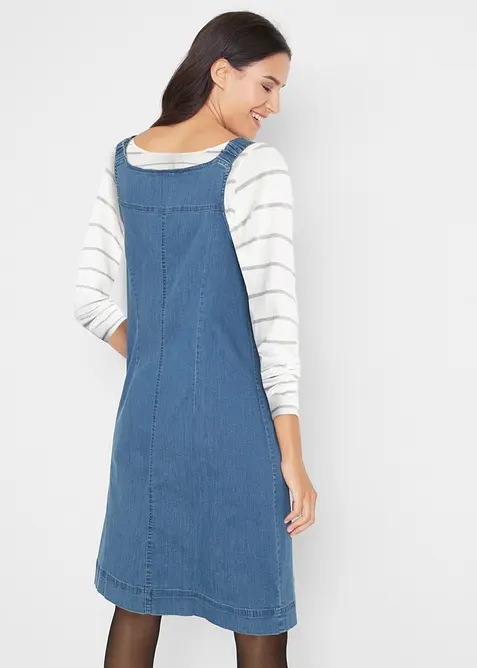 Kn&auml;l&aring;ng jeanssnickarkl&auml;nning i bomull, bonprix