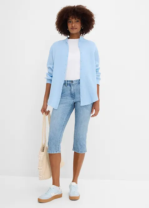 Stretch Straight Jeans Mid Waist, bonprix