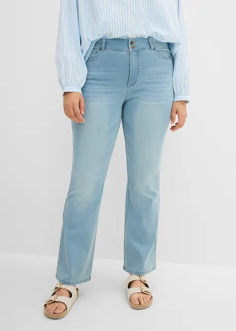 Shaping Bootcut Jeans Mid Waist, bonprix