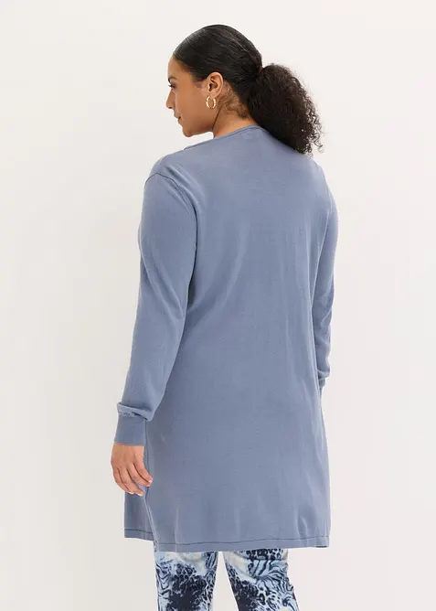 L&aring;ng cardigan i bomullsblandning, bonprix
