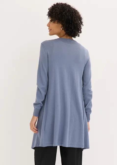 L&aring;ng cardigan i bomullsblandning, bonprix