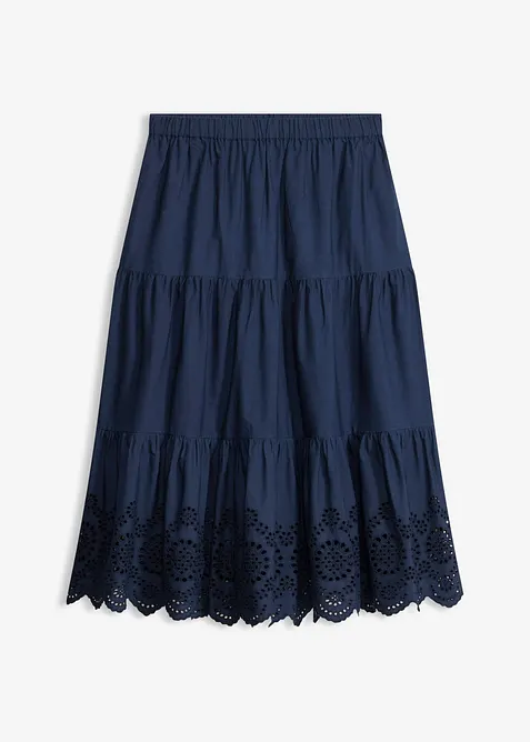 V&aring;dkjol med h&aring;lbroderi, bonprix