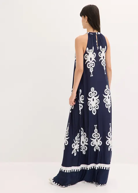 Jerseykl&auml;nning i mjuk viskosmix, bonprix