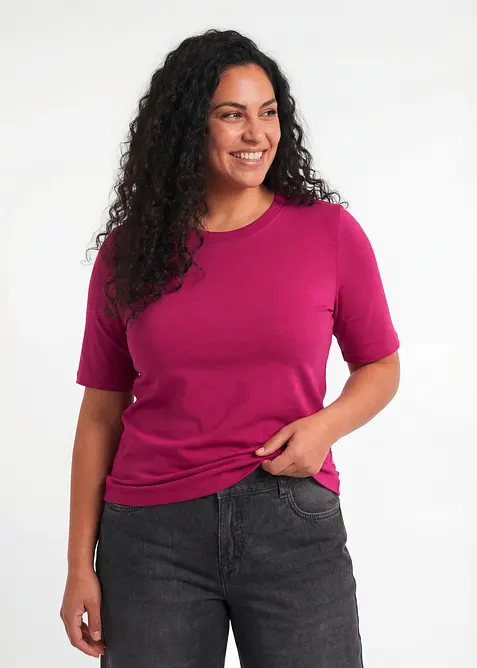 T-shirt av ren ekologisk bomull, bonprix