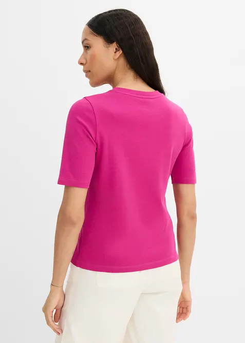 T-shirt av ren ekologisk bomull, bonprix
