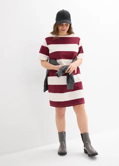 Kl&auml;nning i boxy modell av ekologisk bomull, bonprix