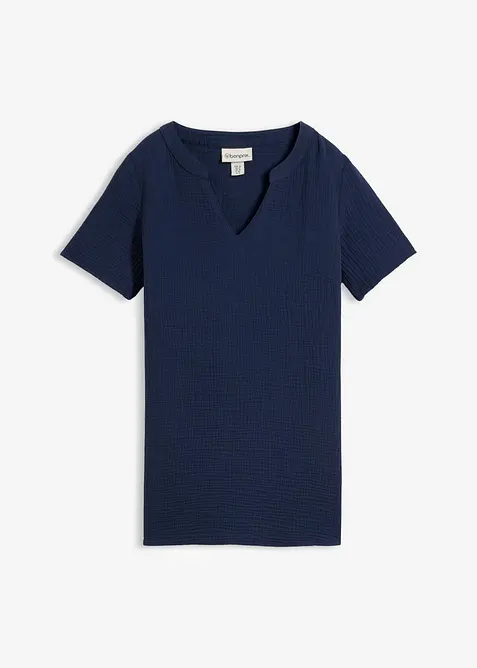 L&aring;ng muslintunika i ren bomull, bonprix